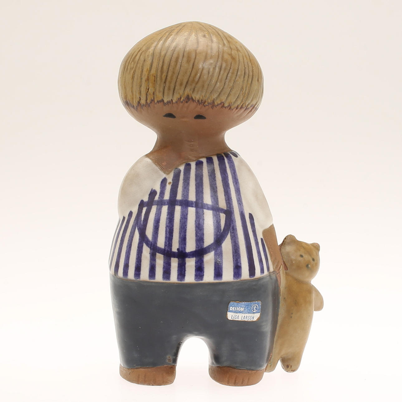 FIGURIN, stengods, "Malin", Lisa Larson.