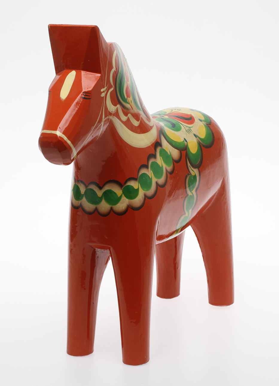 DALAHÄST, märkt A. Olssons hemslöjd, Mora.