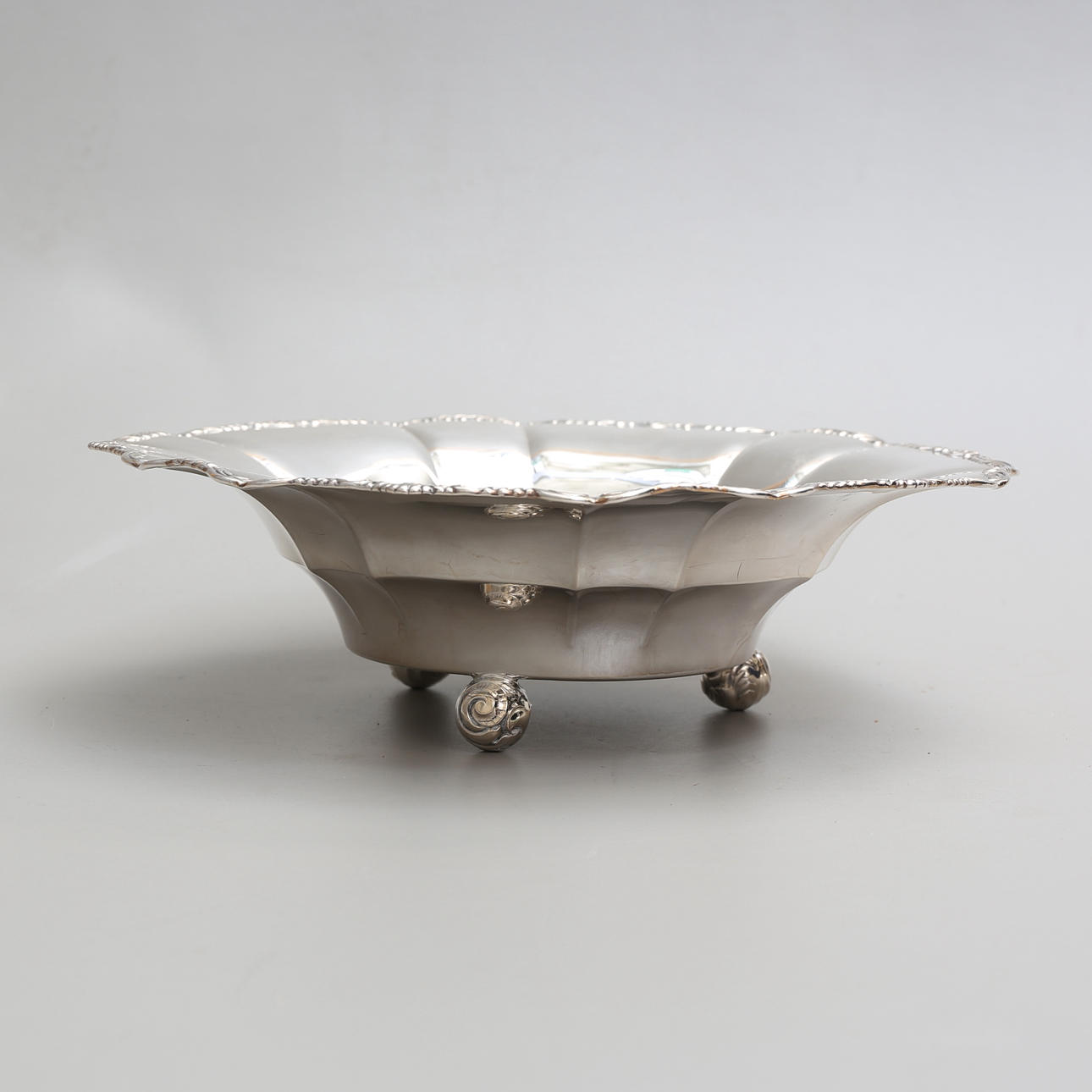 SKÅL, sølv, "850", 1900-tallet.