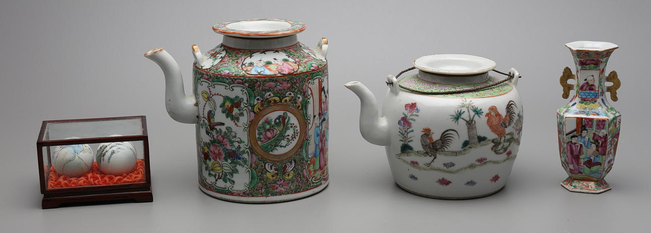 KANNOR, VAS, ÄGG, Kina, 18-1900-tal.