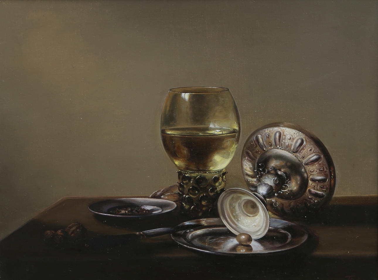 A. Timchenko, (probably Alex), still life, signed oil on canvas, dated 2000.