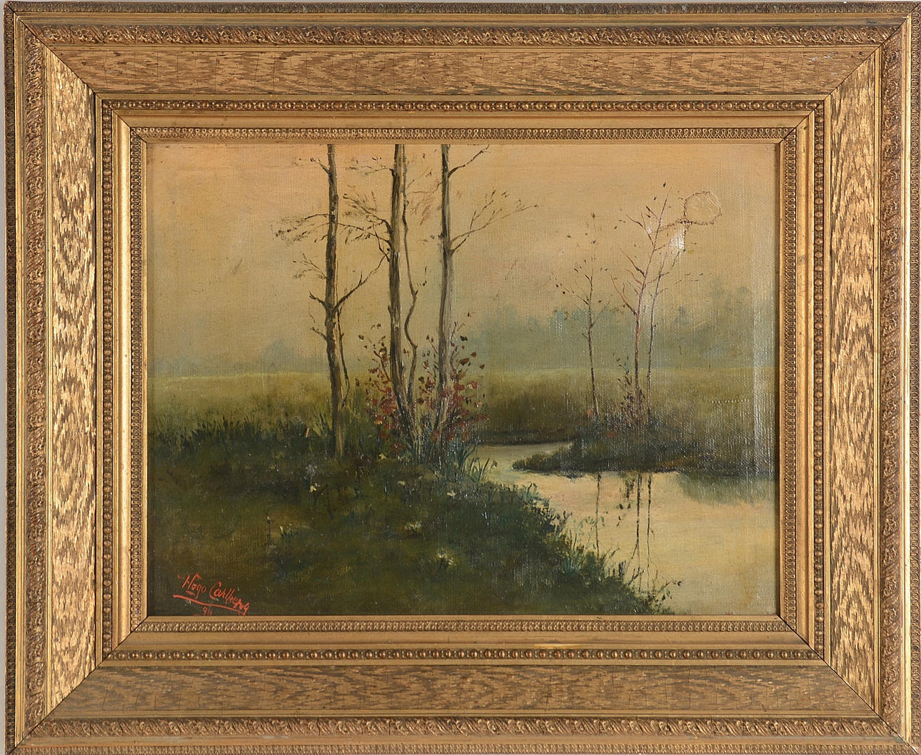 OIDENTIFIERAD KONSTNÄR. Olja på duk.