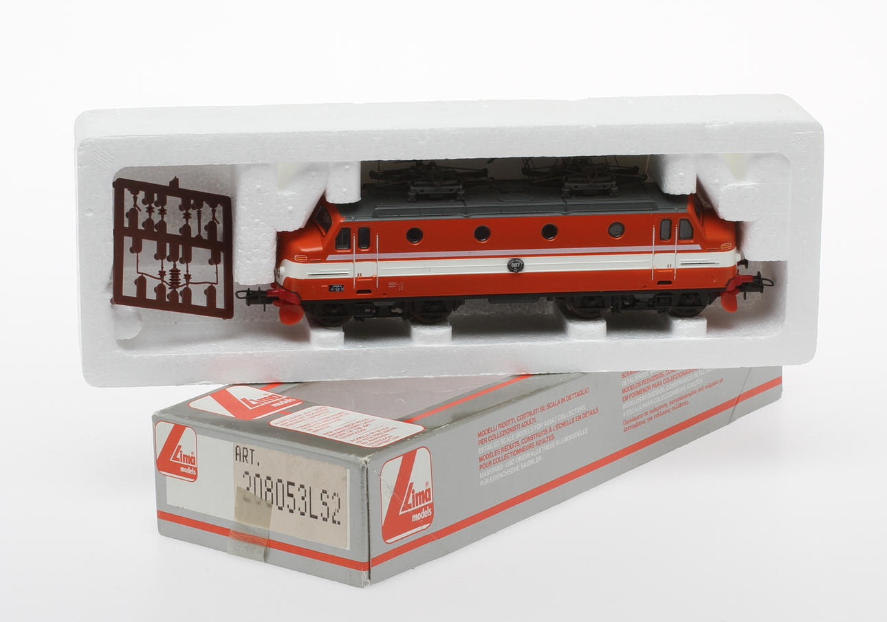 MODELLTÅG LIMA svenska Ra-loket 987 i originalkartong.