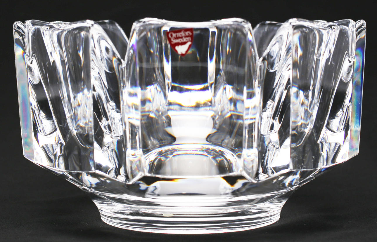 SKÅL, glas, "Corona", Lars Hellsten, Orrefors.