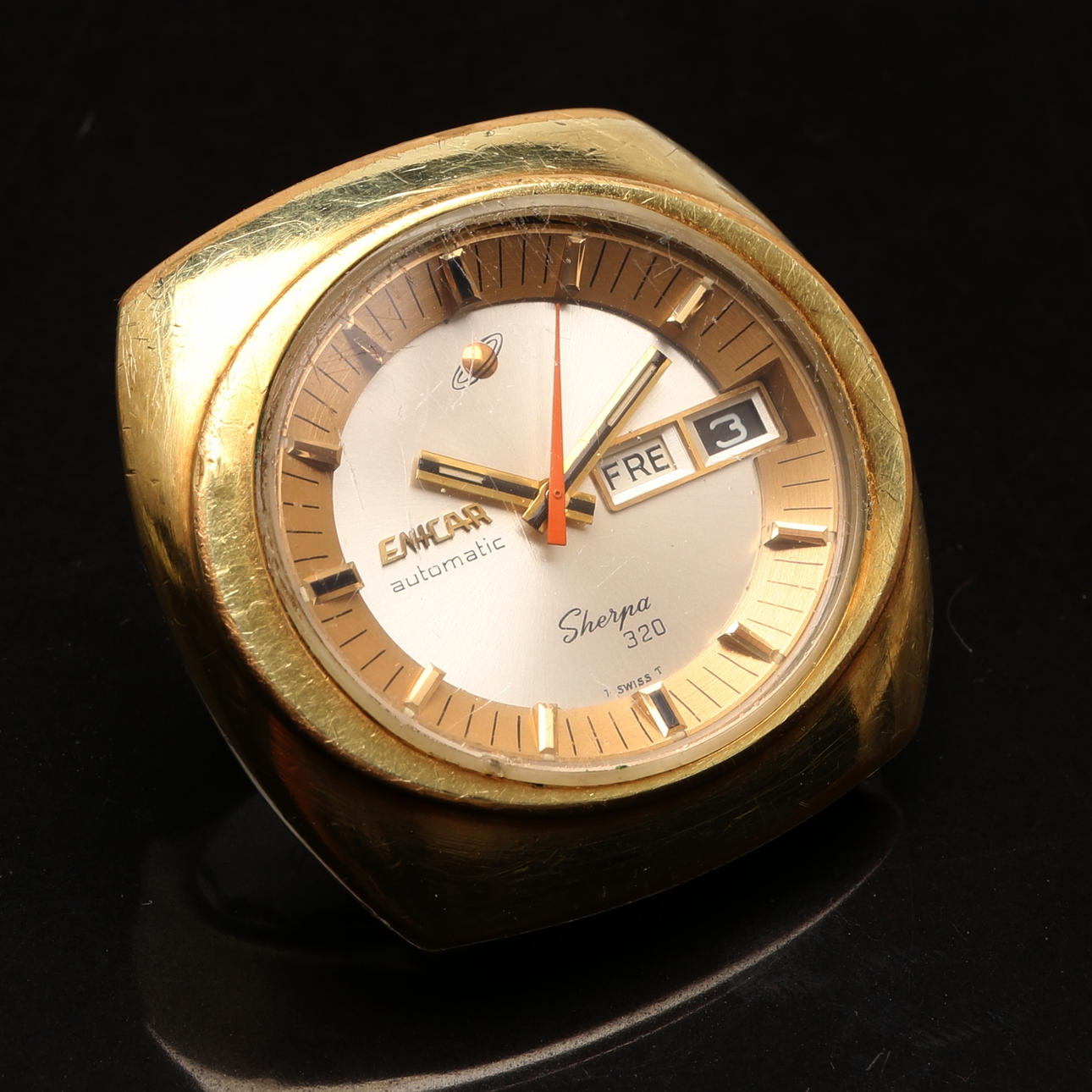 ARMBANDUHR, Enicar Sherpa 320, 1970er Jahre.