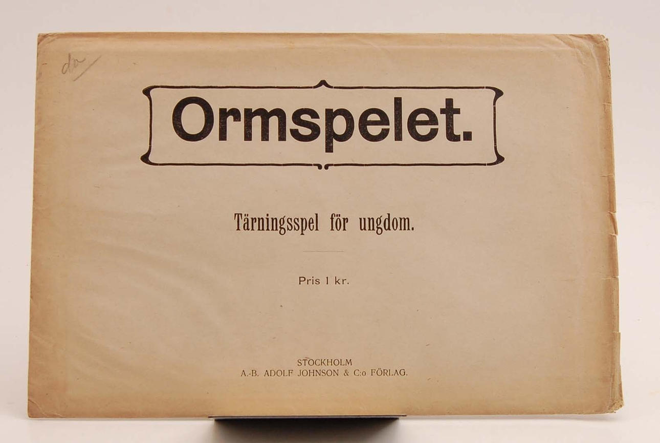 SÄLLSKAPSSPEL. Ormspelet, tärningsspel för ungdom.