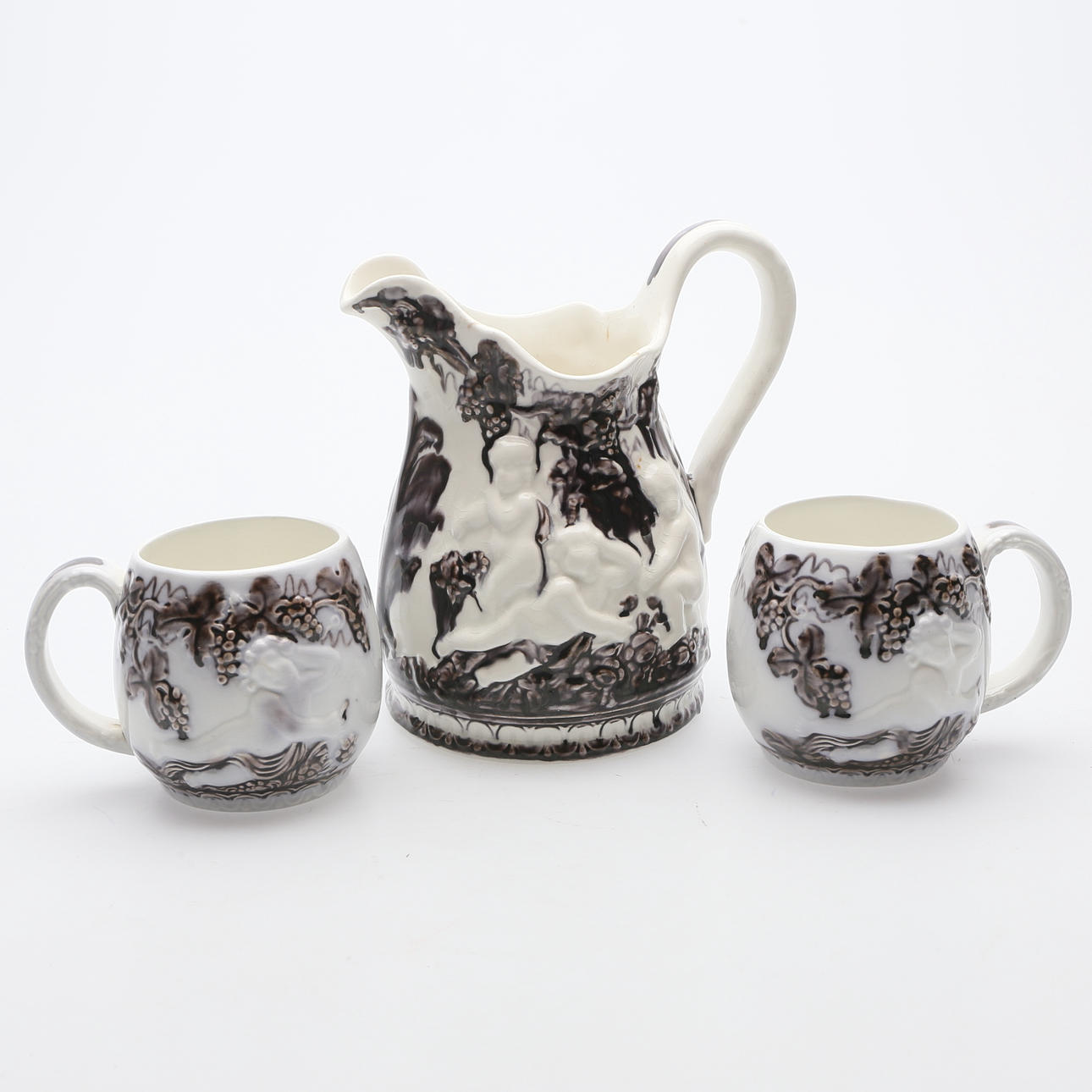 Pöytävälineosat, 3 osaa, "Mulberry", Gefle.