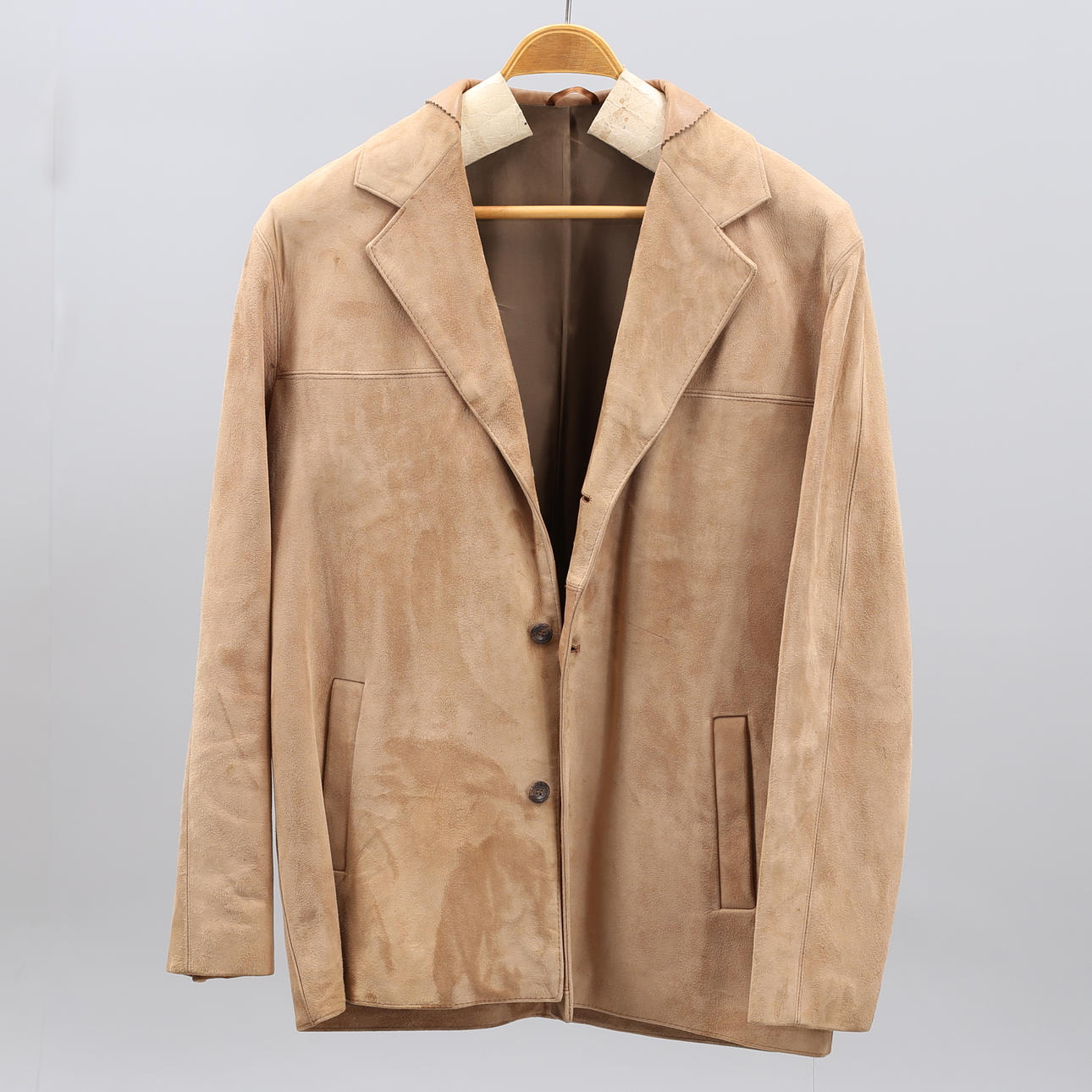 MEN'S JACKET, Suede, Hilport.