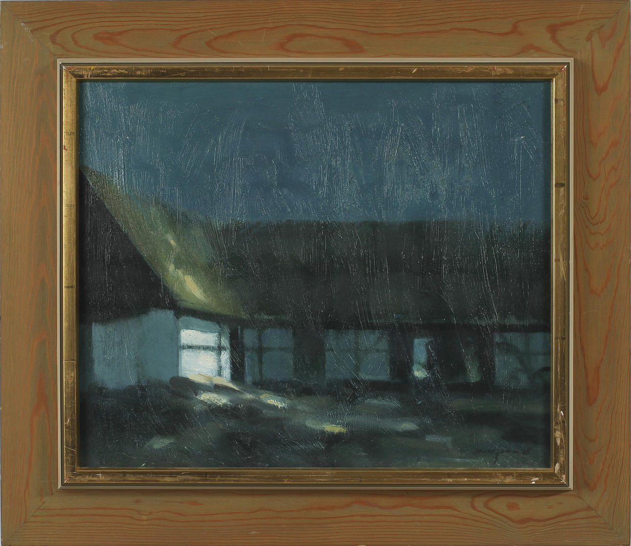 BENGT HILLGRUND. Olja på duk, signerad Hillgrund.