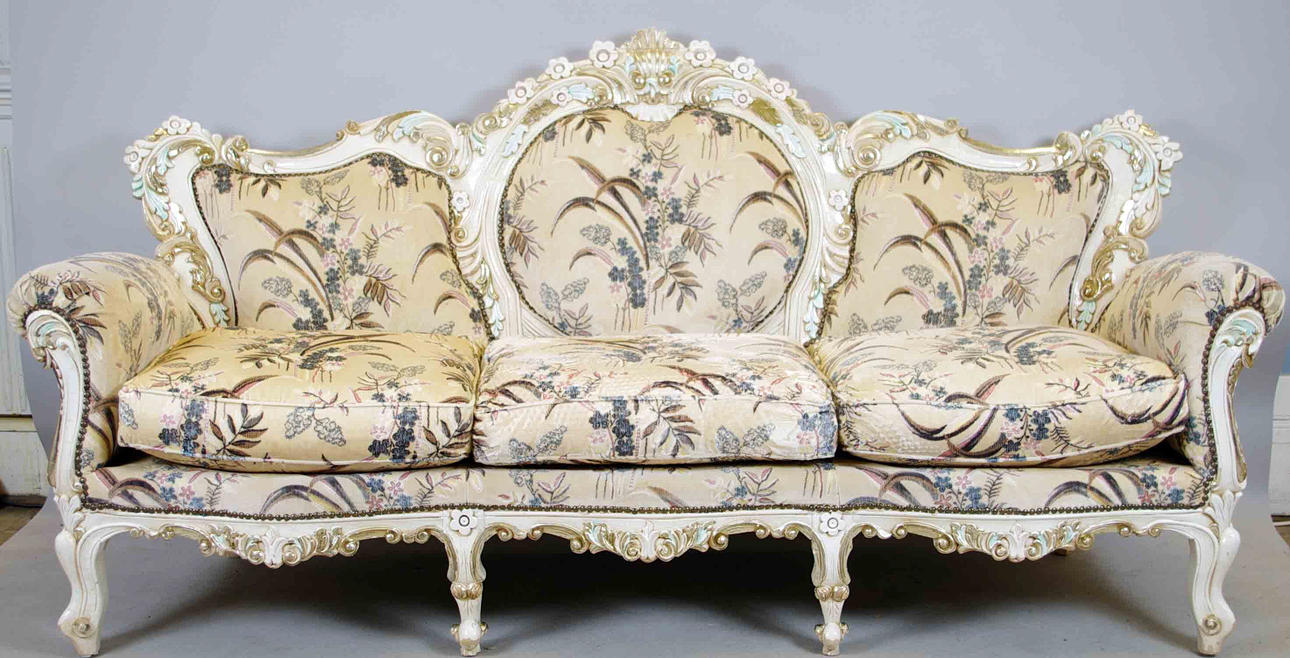 SOFFA, rokokostil, 1900-tal.