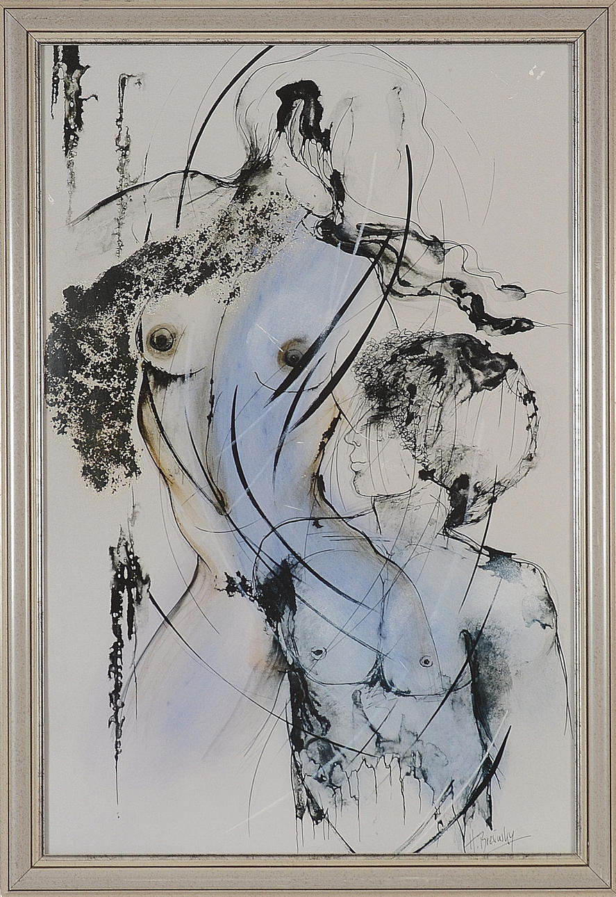 HEIDI BRESINSKY. litografía en color.