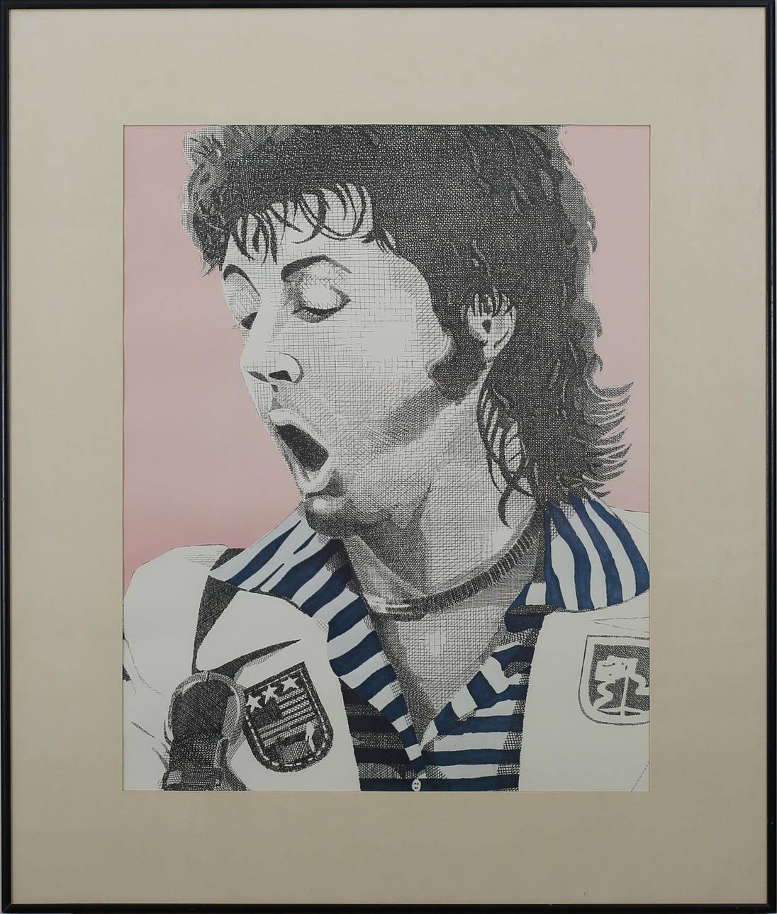 OIDENTIFIERAD KONSTNÄR. Paul McCartney. Offsettryck. Osignerad.