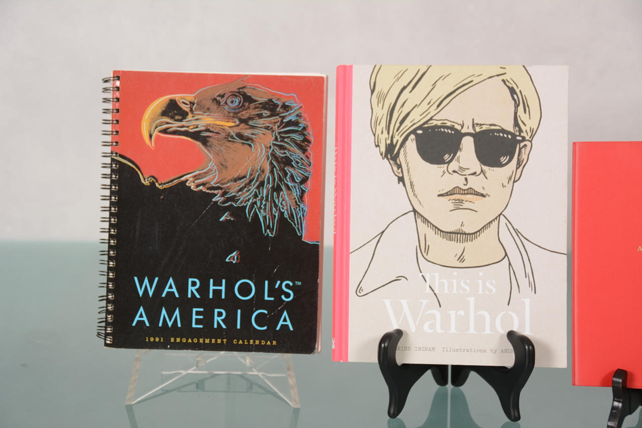 BÖCKER, 4-stycken, Andy Warhol.