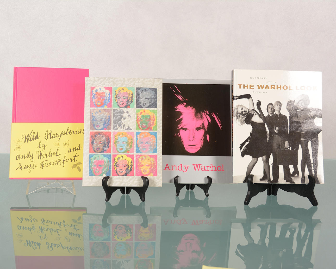 BÖCKER, 4-stycken, Andy Warhol.