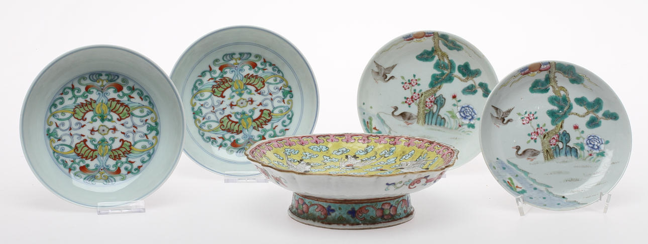 PARTI PORSLIN, 5 delar, Kina.