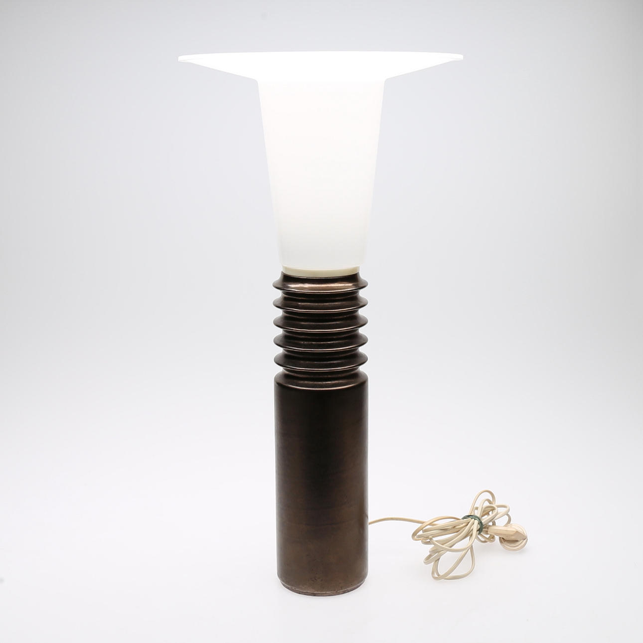 TABLE LAMP, LUXURY, CERAMIC BASE.