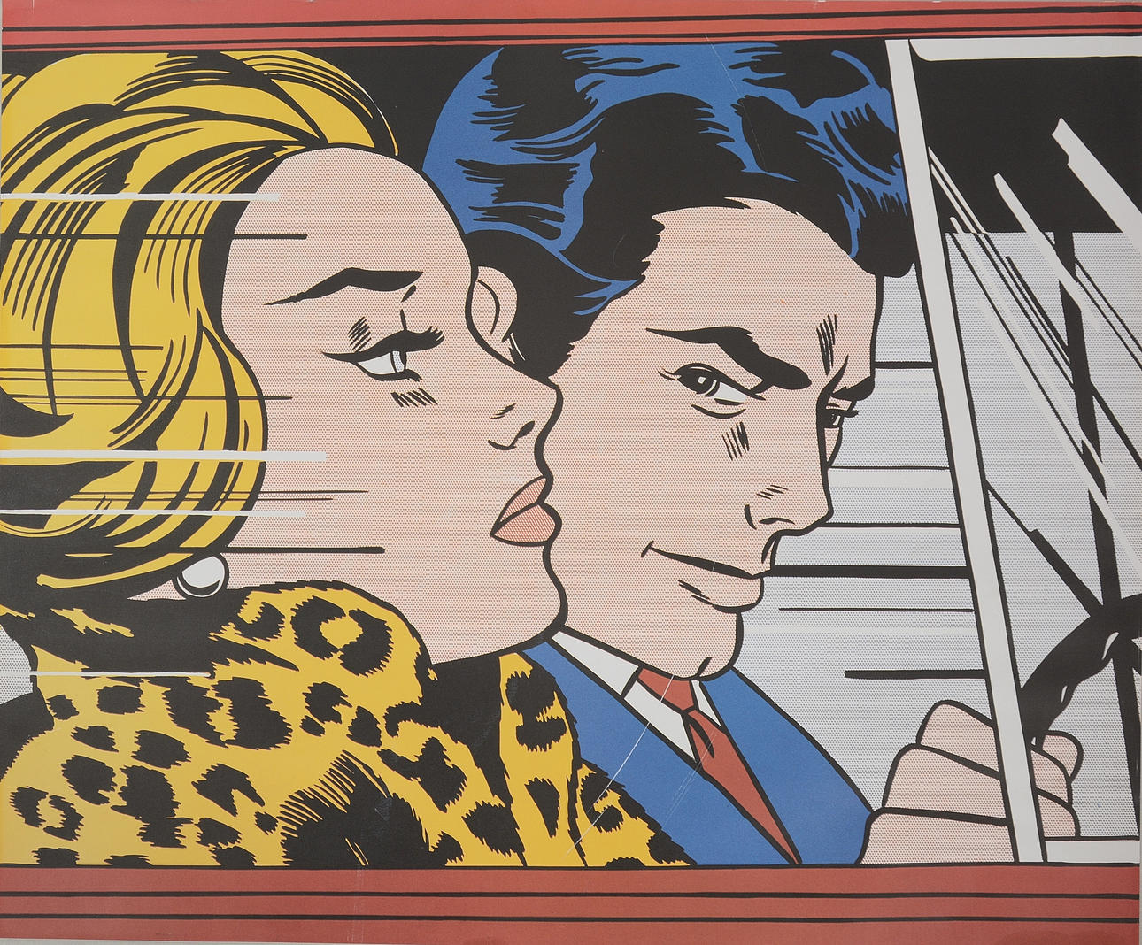 ROY LICHTENSTEIN. EFTER. Litografiskt tryck.