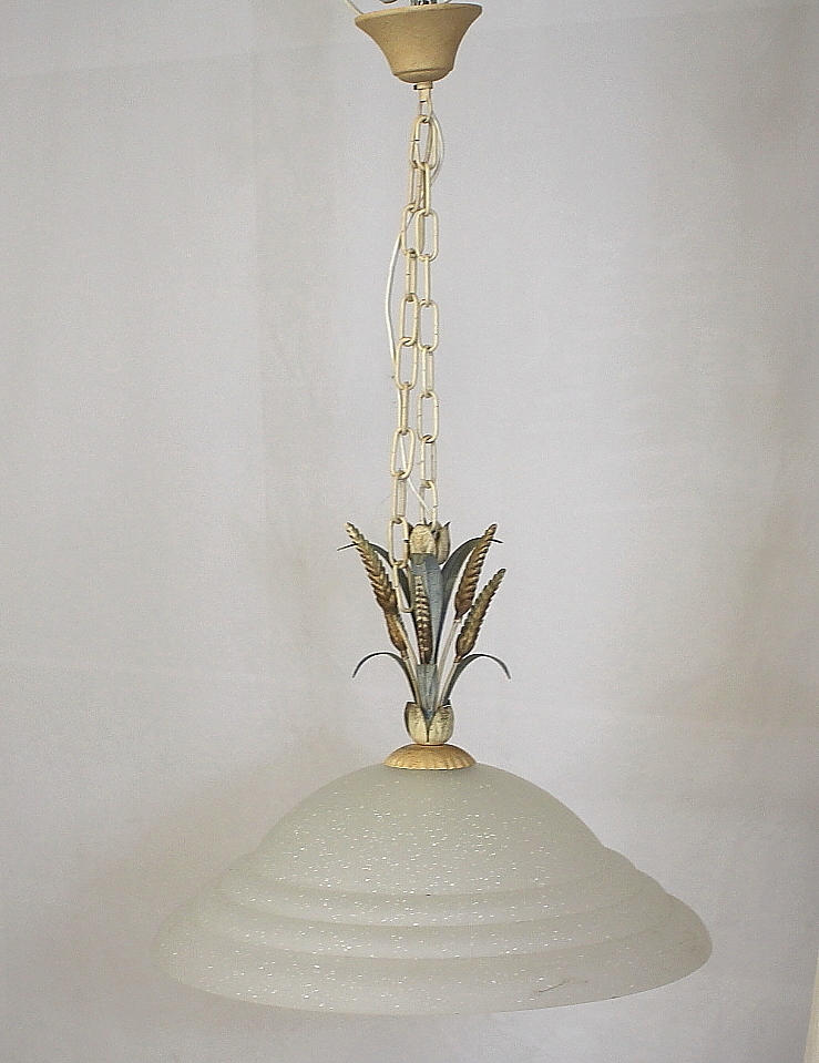 LAMPE, loft, glas, metal.