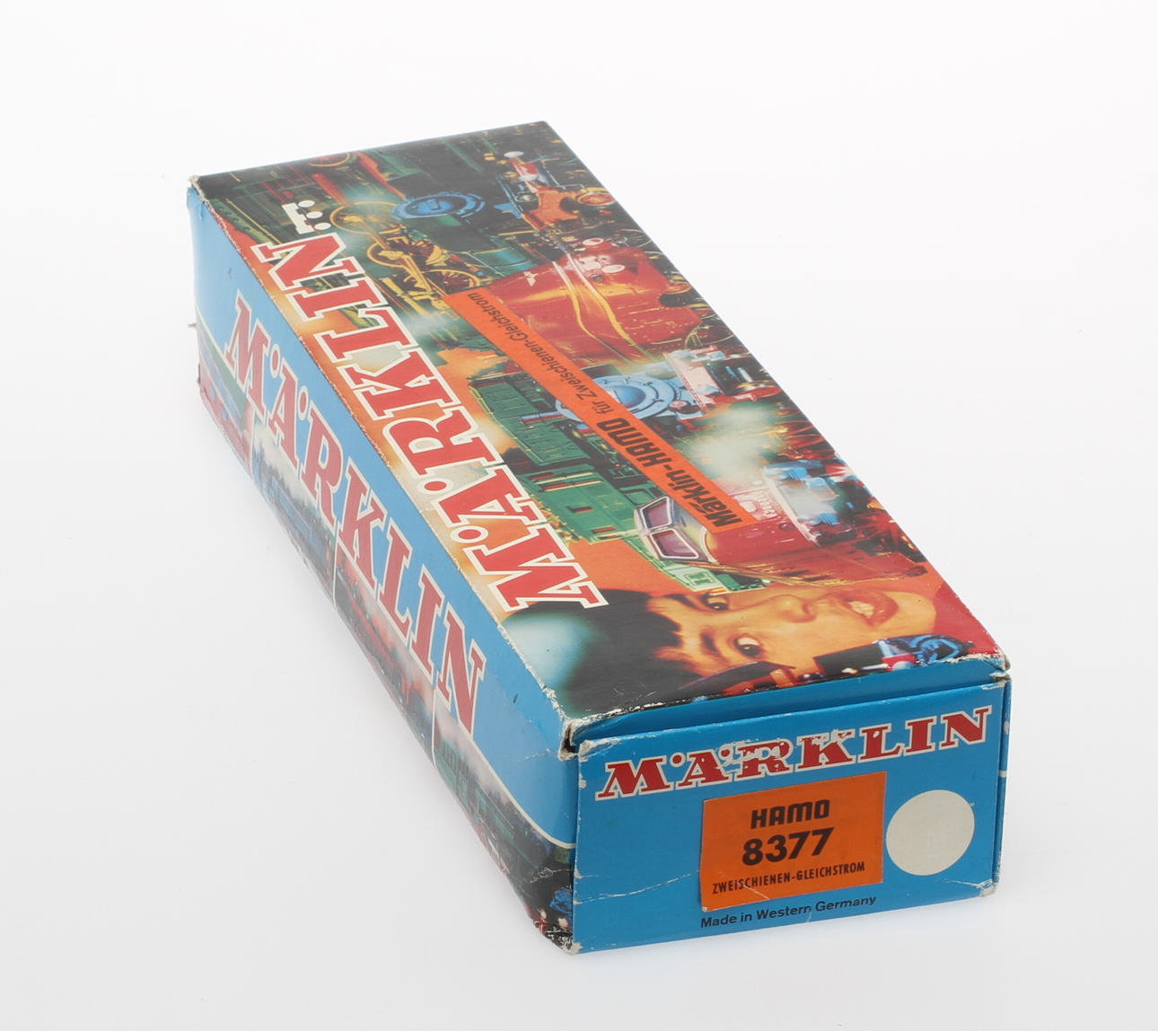 MODELLTÅG HAMO / MÄRKLIN 8377 strömlinjelok zeppelin i originalkartong.