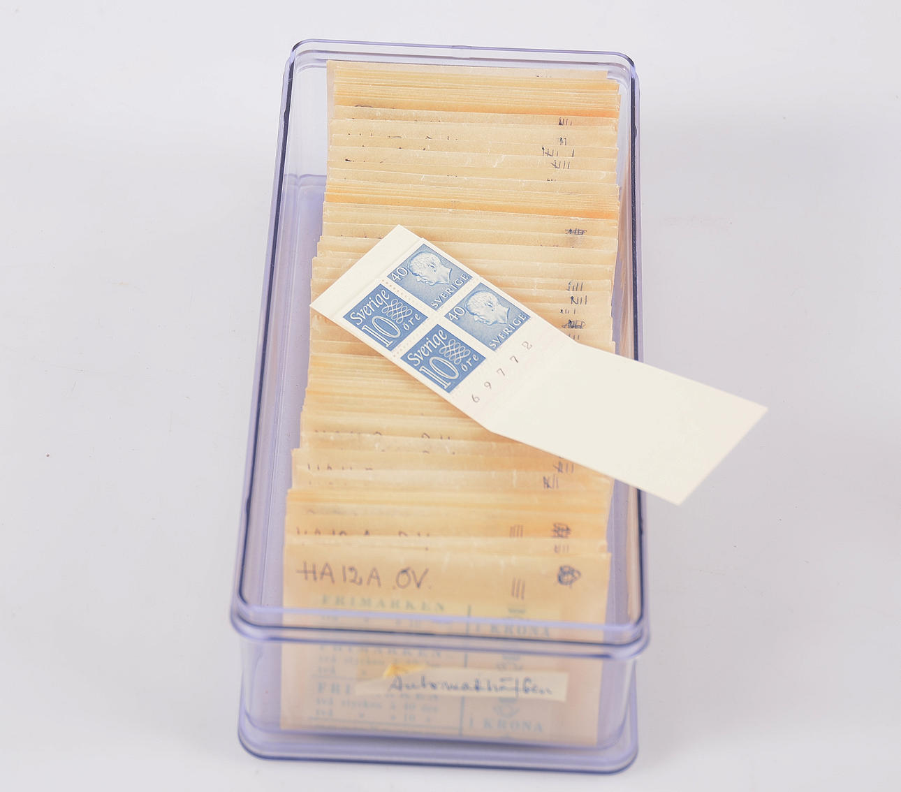 SVENSKA POSTFRISKA AUTOMATHÄFTEN.