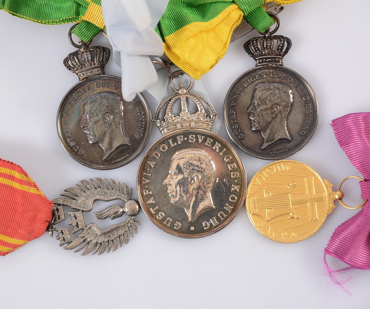 SILVERMEDALJER, 5 st.