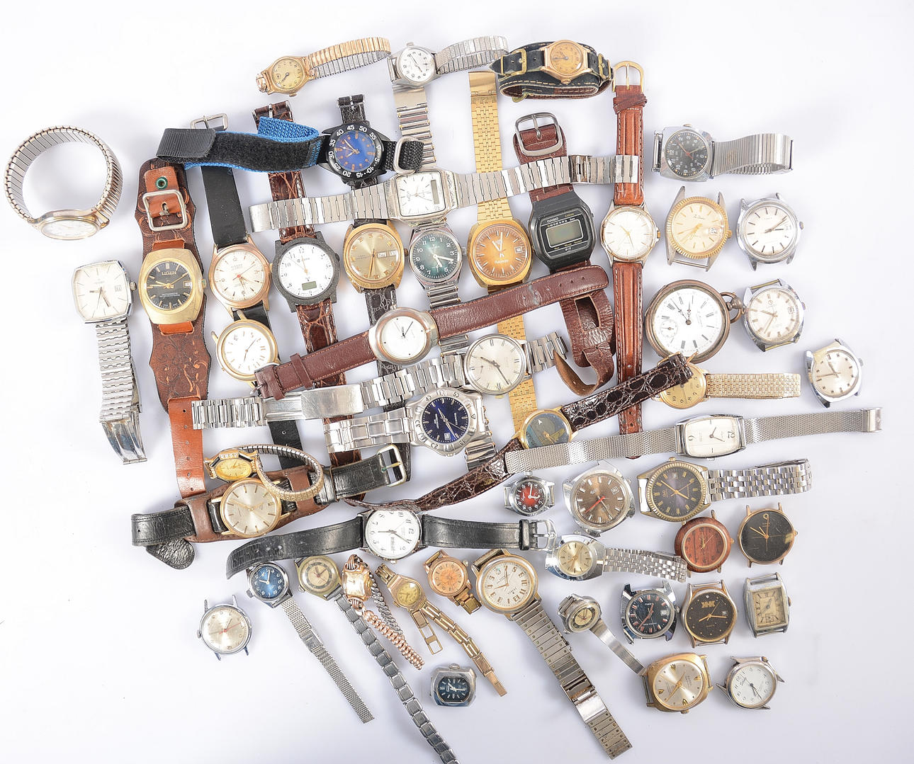 A Collection ARMBANDSUR, including timex, the tern and others.