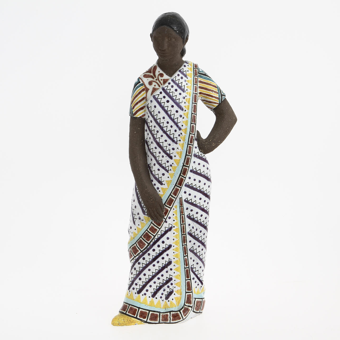 MARI SIMMULSON. Figurin Balinesiskan, Upsala-Ekeby. Signerad och nr 10/50.