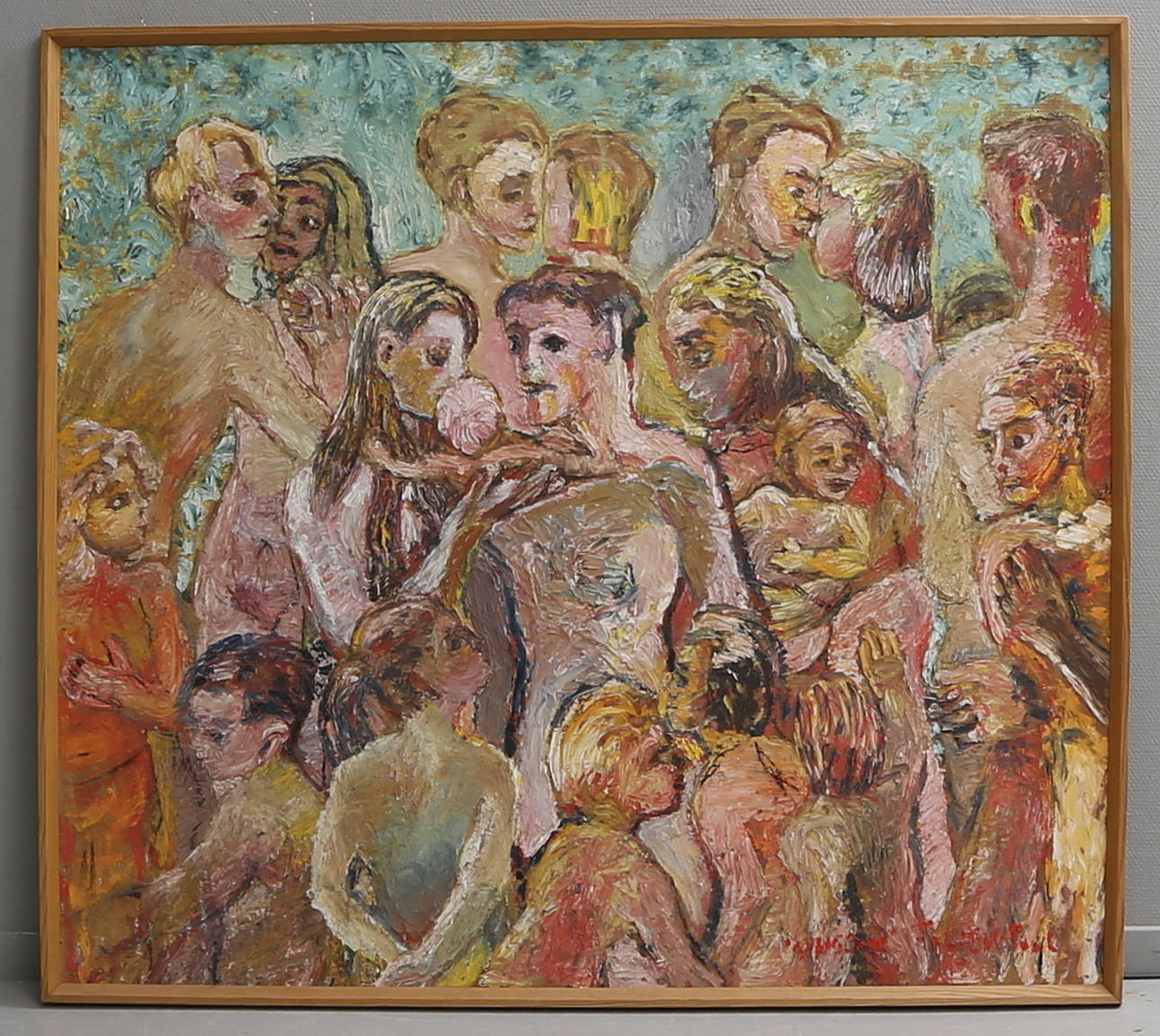 TALI PAUL. Oil on Board, signed.