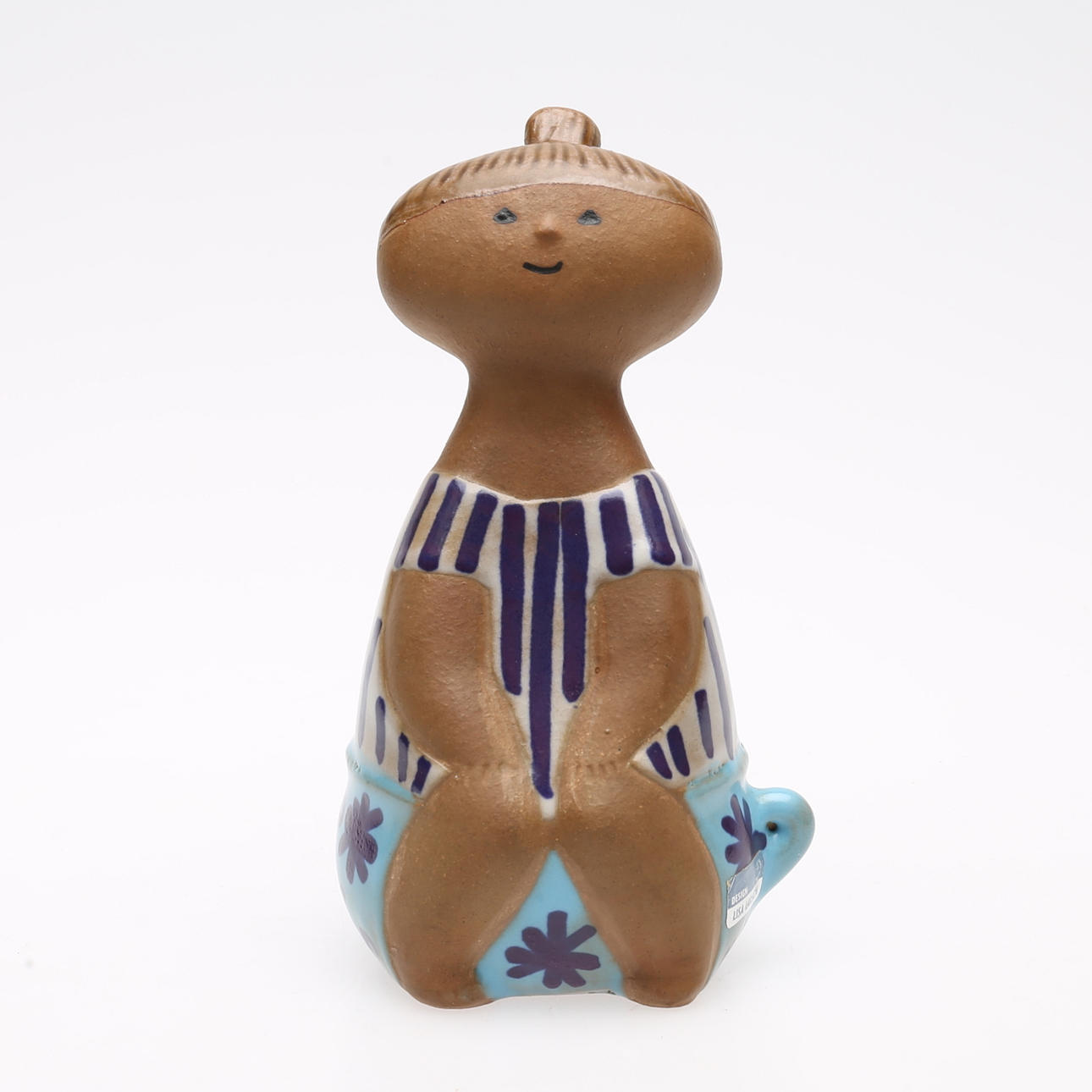 LISA LARSON, "Lotta", figur, delvis glaserat stengods.