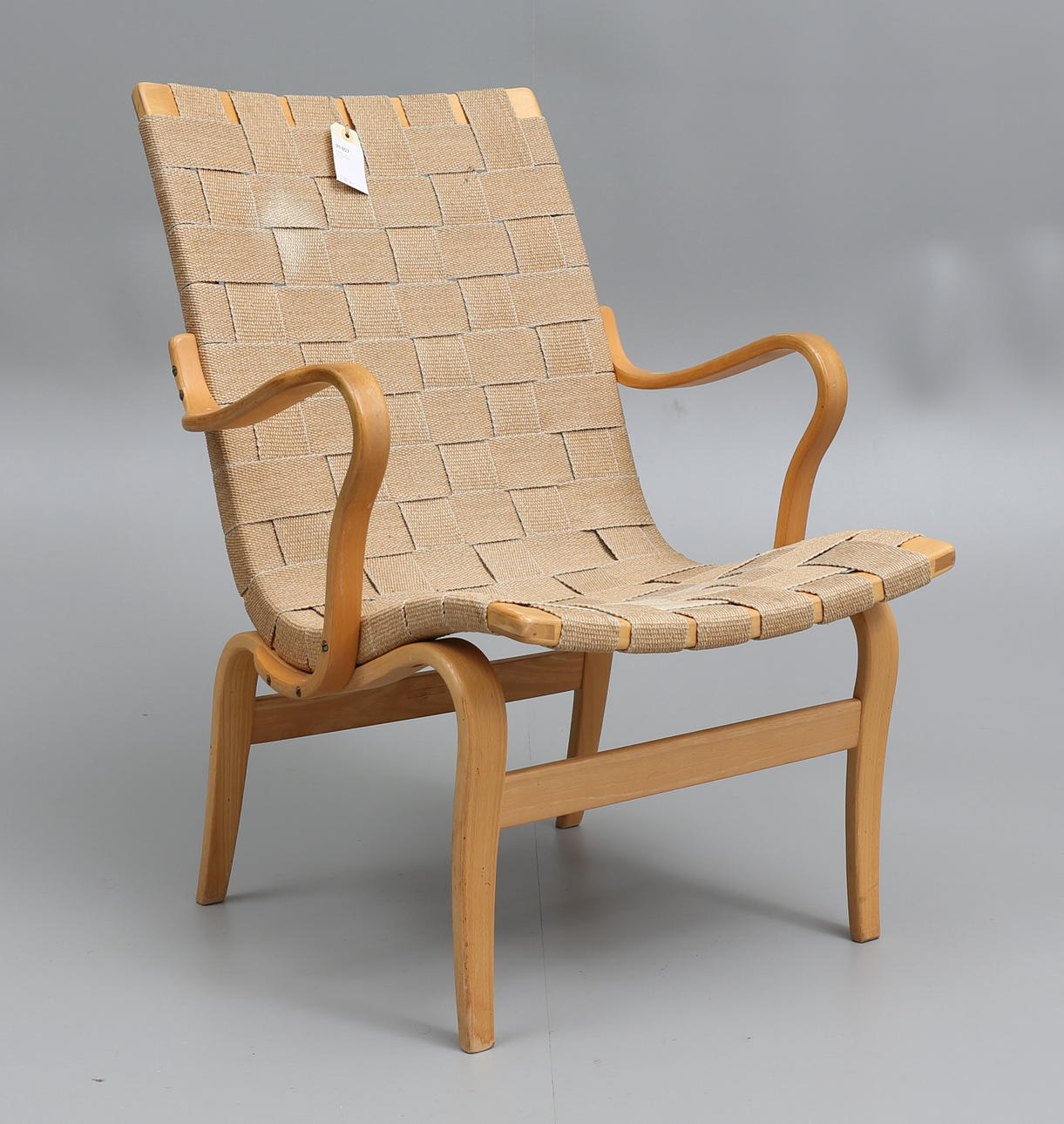 BRUNO MATHSSON. FÅTÖLJ, "Eva", för Dux.