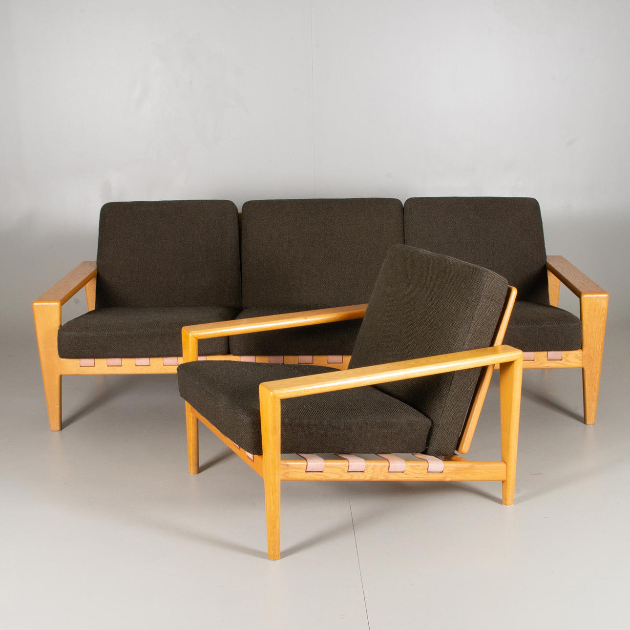 SOFFA SAMT FÅTÖLJ, "Bodö", Svante Skogh, inköpt 1963.