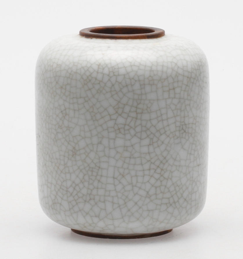 Vas, Kurt Ekholm, Arabia, stengods, krackelerad glasyr.