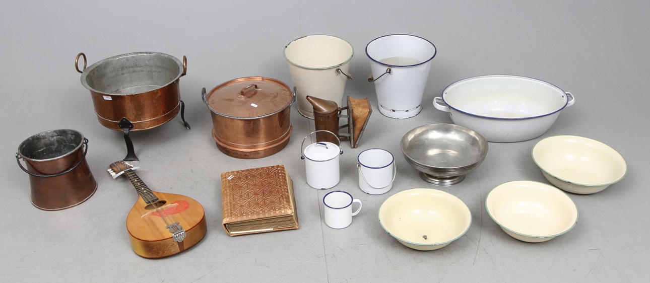 DIVERSE, 16 delar, 1800-1900-tal.