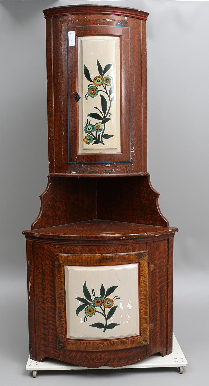 HÖRNSKÅP, 18-1900-tal.