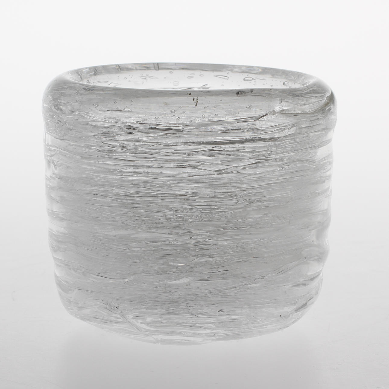 SKÅLVAS, glas, Kaj Franck Nuutajärvi Notsjö, sign.