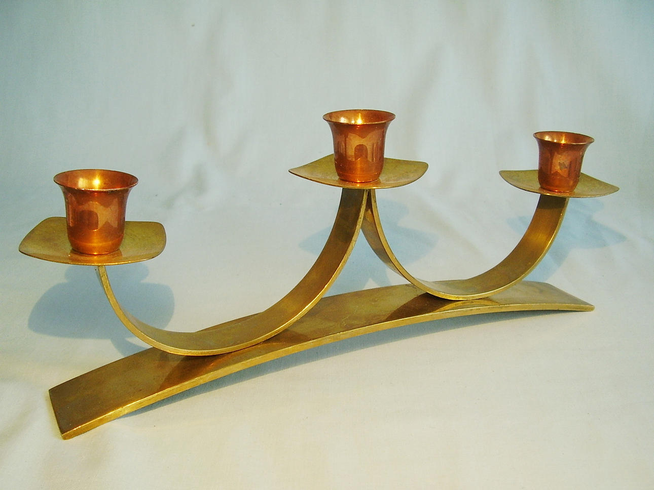 ART DECO KERZENSTÄNDER 3-FLAMMIG.