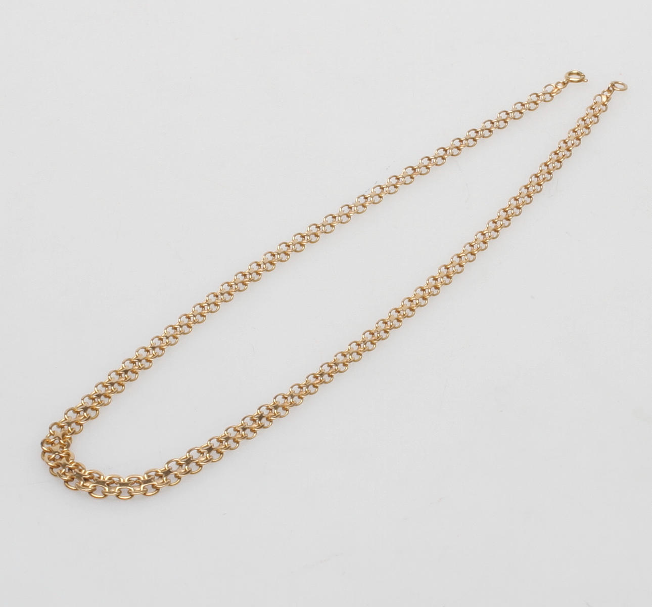 HALSBAND, 18k guld, vikt ca 16,4 gram.