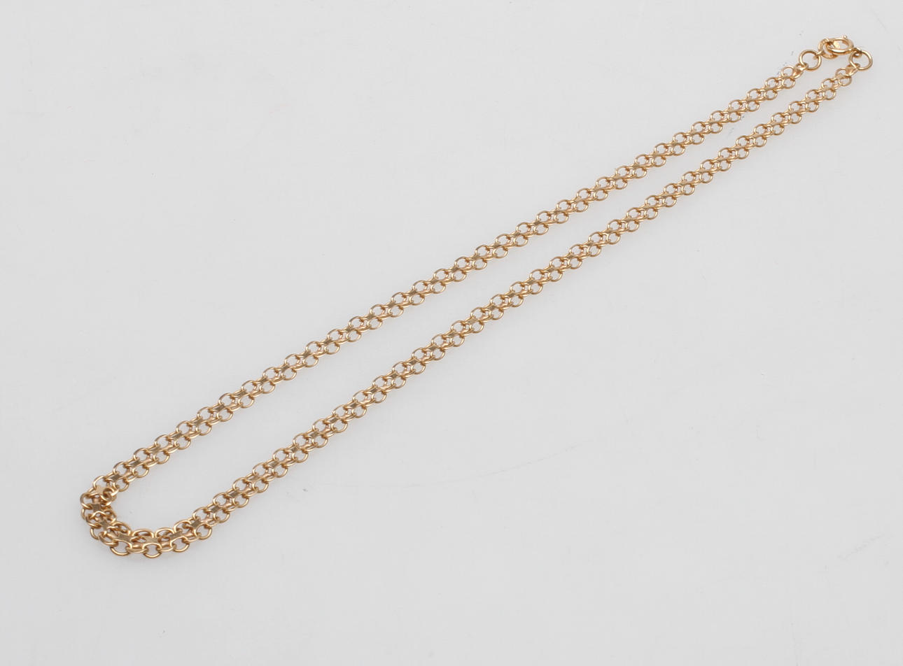 HALSBAND X-LÄNK, 18k guld, vikt ca 12 gr.