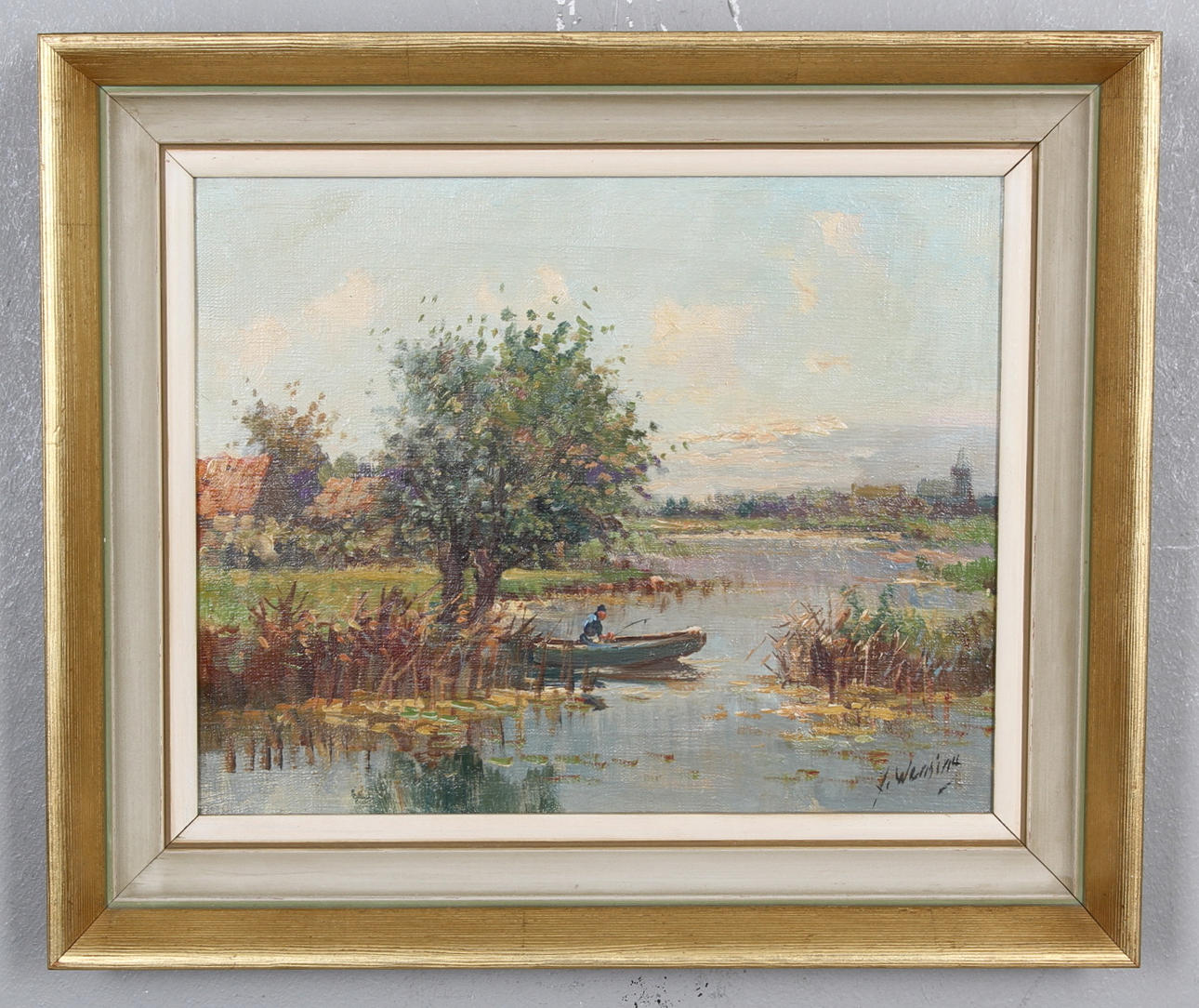 OKÄND KONSTNÄR. 2 st Landskapsbilder .