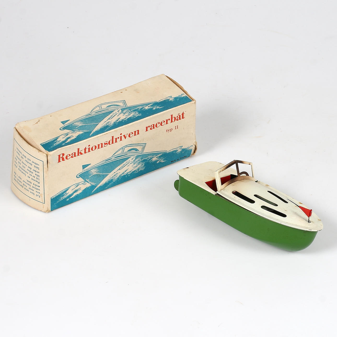 LEKSAKSBÅT, plåt, reaktionsdriven, 1900-tal.