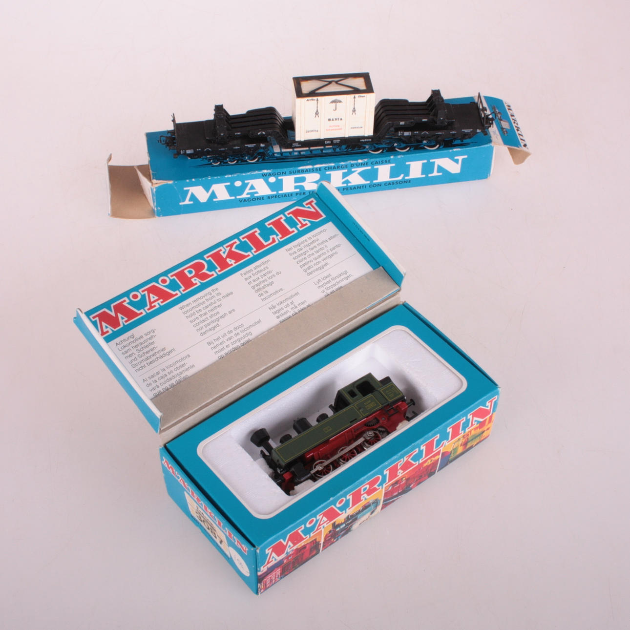 LOC og WAGON, Märklin 3087 og 4618.