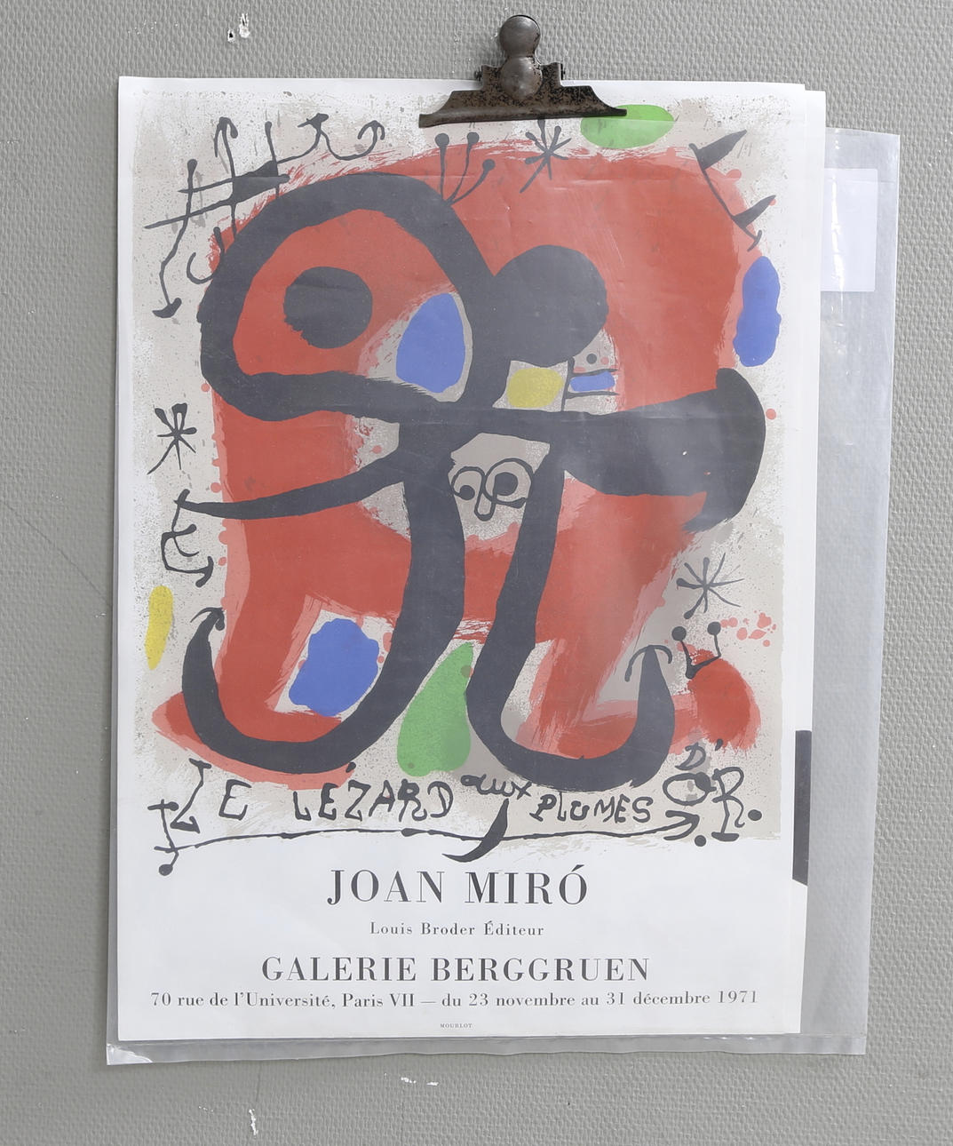 UTSTÄLLNINGSAFFISCHER, 2 st, efter Joan Miro.