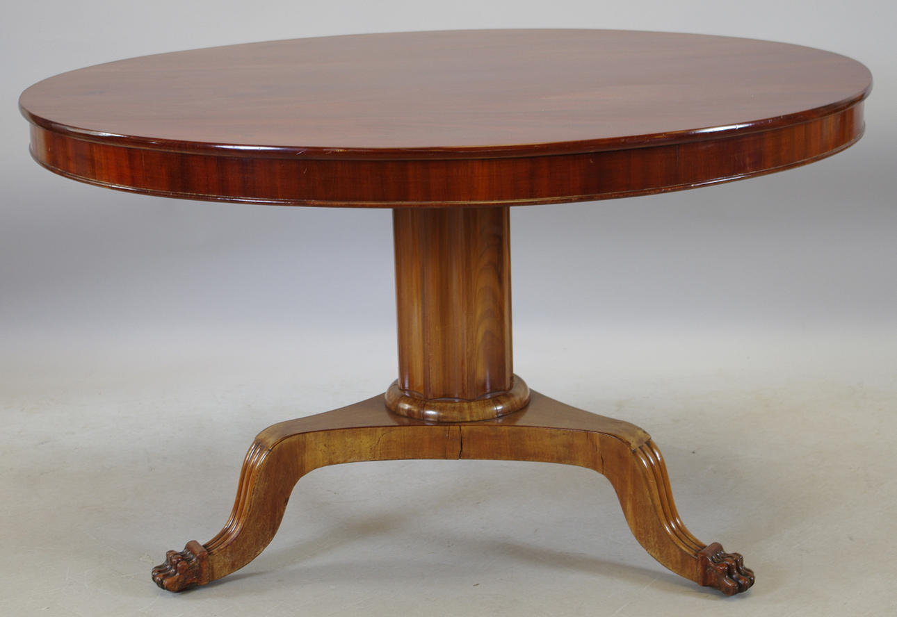 SALONGSBORD, mahogny, senempire.