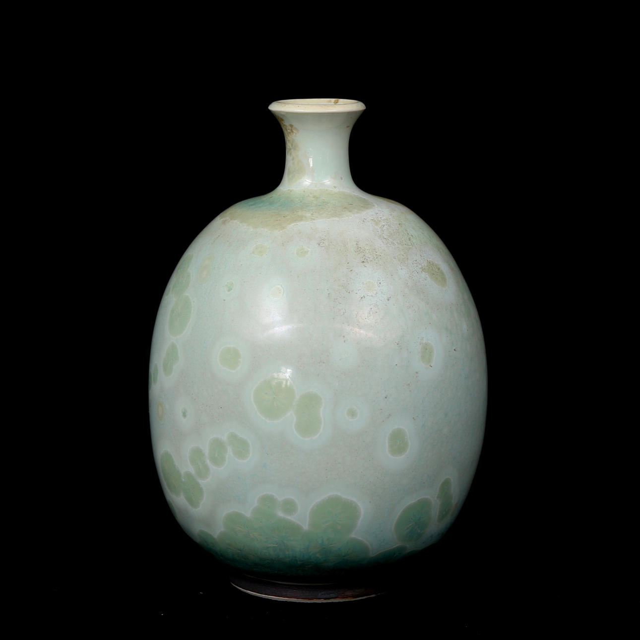 SVEN HOFVERBERG. Vase af stentøj, signeret SH. Keramik