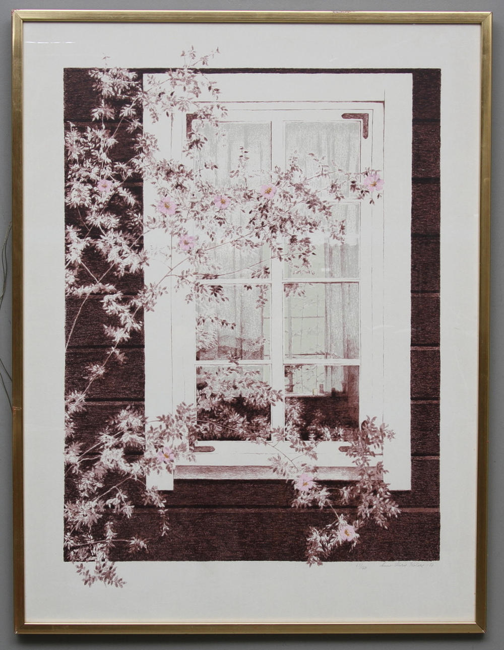 ANNE MARIE KÖLARE. Litografi, signerad och daterad 1977, numrerad 63/160.