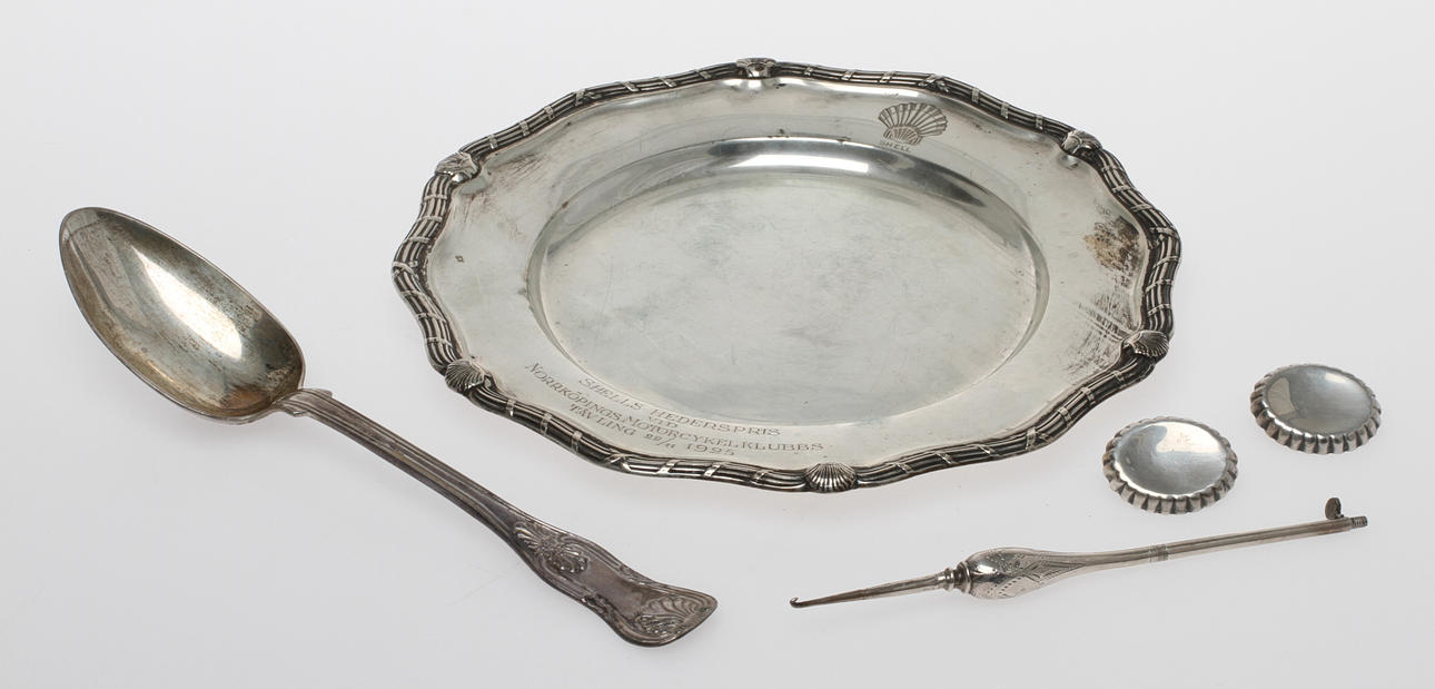 PARTI SILVER, tot vikt 259 gram.