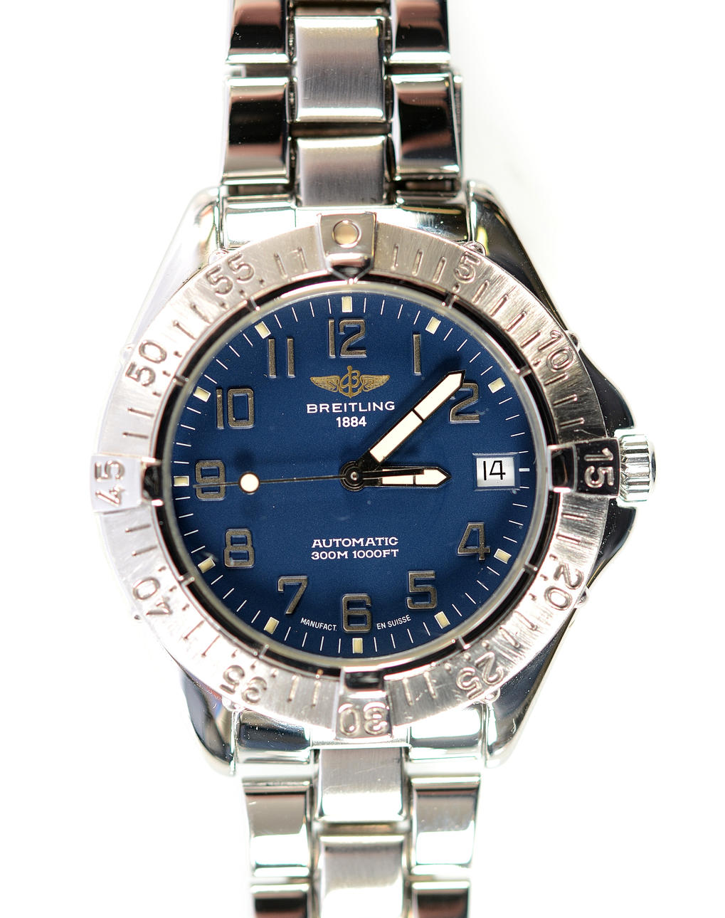 HERRARMBANDSUR, Breitling Colt Automatic.