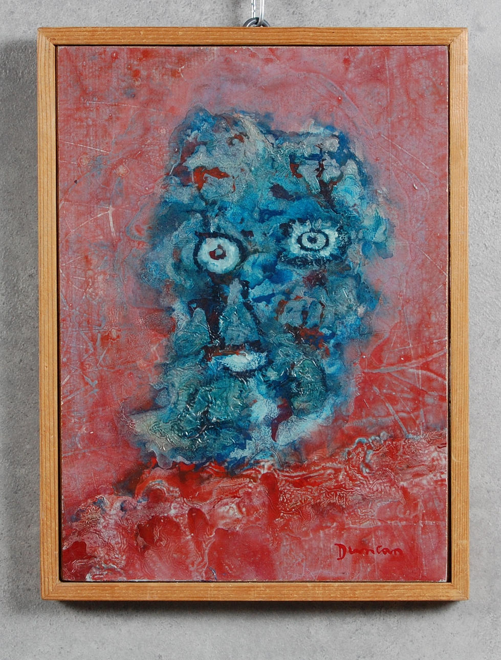 JOSEPH DUNCAN. olja på duk, bär signatur.