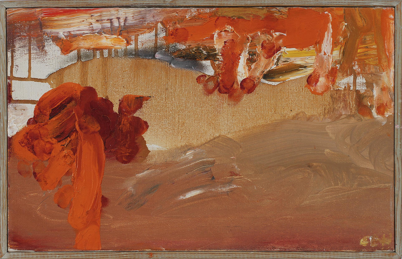 CARL-ERIK HAMMARÉN. Olja på duk. Signerad.