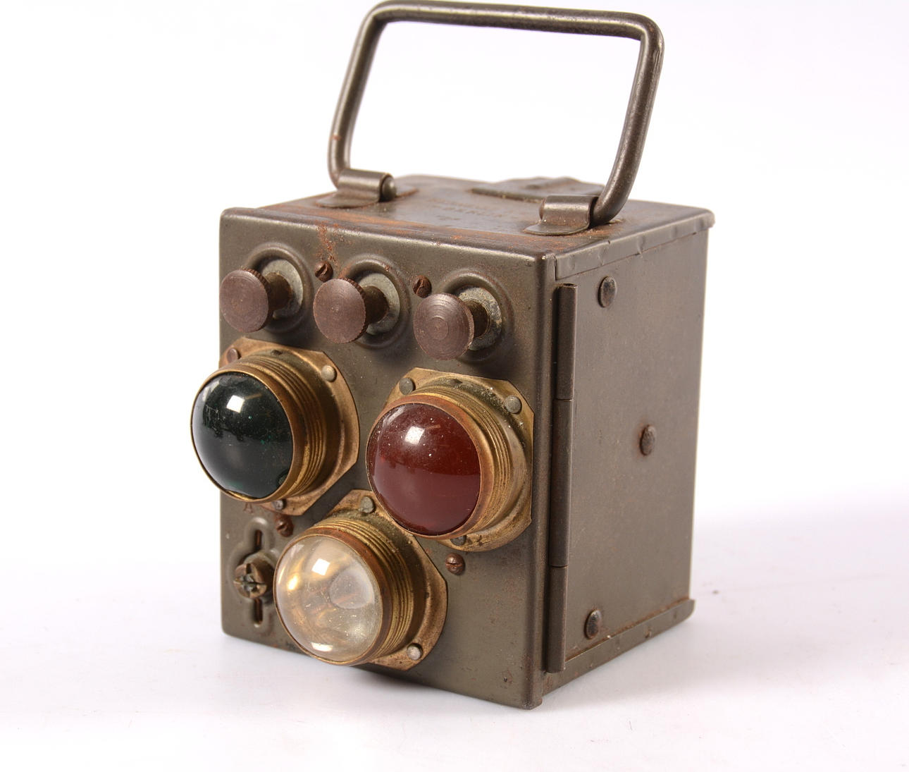 LINTERNA DE SEÑAL, marcada Bernhard Rogge, Berlín, FLS.